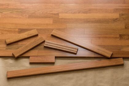 Hardwood flooring installation