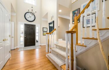 hardwood floor to carpet stairs transition
