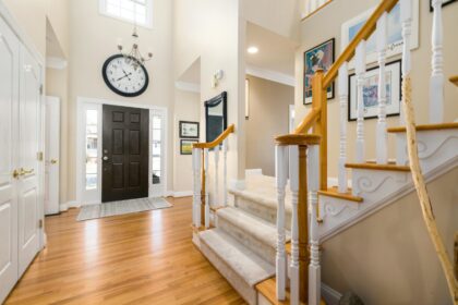 hardwood floor to carpet stairs transition