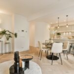 carpet and hardwood options for open floor plans