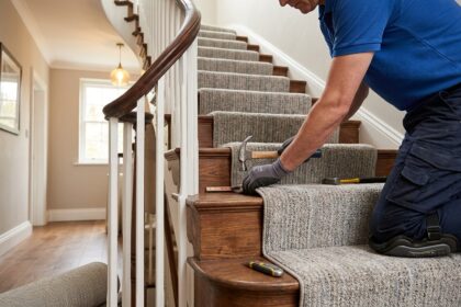 Installing Carpet On Stairs