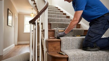 Installing Carpet On Stairs